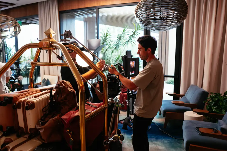 A Coca-Cola and Marriott shoot